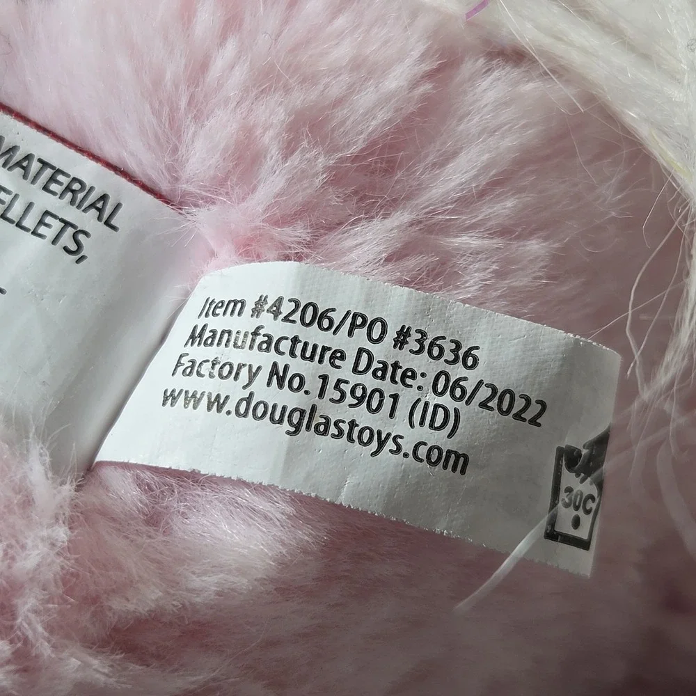 Douglas Cuddle Toys Pink Unicorn Pegasus Plush Silver Hooves Wings 10